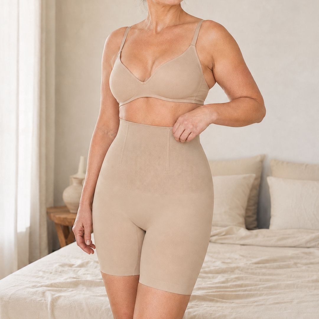 Livéa Shaping-Shorts Beige – Gesamtansicht