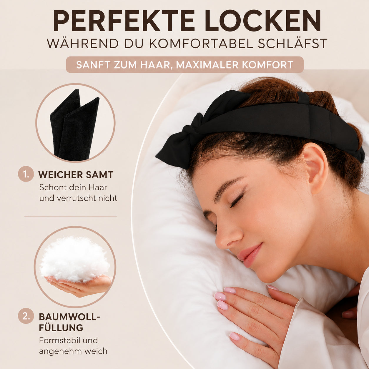 Ondéa™ Heatless Curls – Locken über Nacht, ganz ohne Hitze